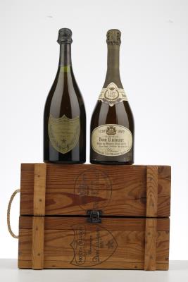 COLLECTION CASE 1 * 1971 DOM PERIGNON + 1 * 1973 DOM RUINART BLANC DE BLANCS BRUT MIXED - Moet et Chandon/Ruinart  - Owc 2