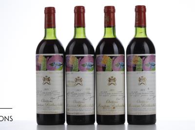 MOUTON ROTHSCHILD 1975 - 4 Bottles
