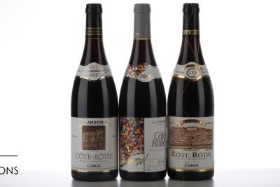 COTE ROTIE LA LANDONNE /LA TURQUE / LA MOULINE Guigal 2003 - 3 Bottles in Owc 3