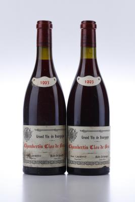 CHAMBERTIN CLOS DE BEZE 1993 - Dominique Laurent - 2 Bottles