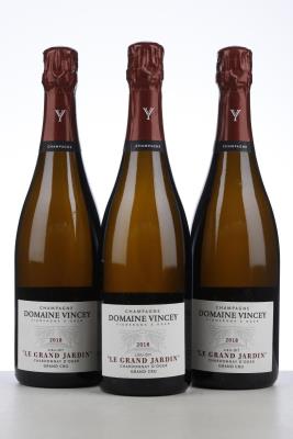 VINCEY LE GRAND JARDIN 2018 - Vincey - Dégorgement 10/2022 - 3 Bottles