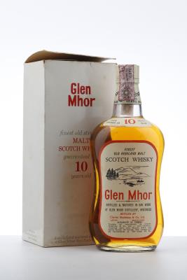 GLEN MHOR 10 Y NV - Charles Mackinlay - Imported by Moccia - Bottled in 70ties - 43% - 1 Bottle - Oc 1
