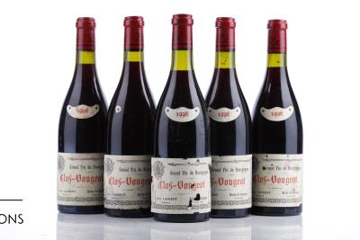 CLOS VOUGEOT 1996 - Dom.Laurent - 5 Bottles