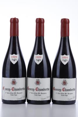 GEVREY CHAMBERTIN CLOS ST JACQUES VIEILLE VIGNE 2009 - Domaine Fourrier - 3 Bottles