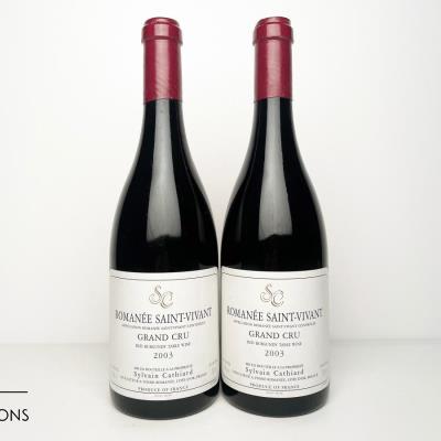 ROMANEE ST VIVANT 2003 - Sylvain Cathiard - 2 Bottles