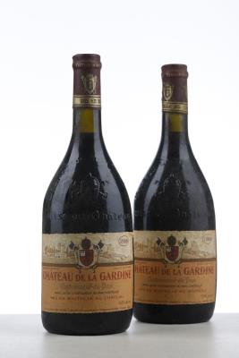 CHATEAUNEUF DU PAPE LA GARDINE 1988 - Chateau de la Gardine - 2 Bottles