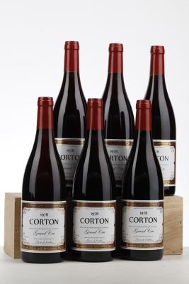 CORTON 1978 - Pierre de Crillon - 6 Bottles - Oc 6