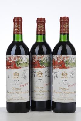 MOUTON ROTHSCHILD 1989 - Mc - 3 Bottles