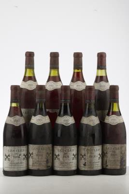 BOURGOGNE ROUGE LES CLES DU ROI 1983 - Laboure Roi - 9 Bottles