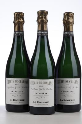 LA ROGERIE CHEMIN DE CHALONS 2018 - La Rogerie - Dégorgement 04/2022 - 3 Bottles
