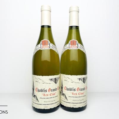 CHABLIS LES CLOS 2003 - Vincent Dauvissat - 2 Bottles