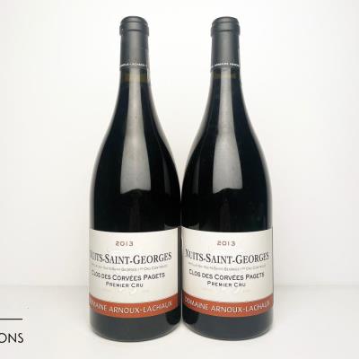 NUITS ST GEORGES CLOS DES CORVEES PAGETS 2013 - Arnoux Lachaux - 2 Magnums