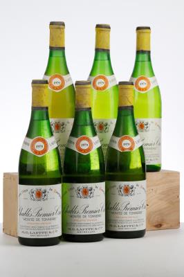 CHABLIS MONTEE DE TONNERRE 1979 - Lafite - 6 Bottles