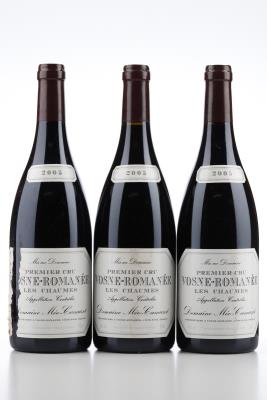 VOSNE ROMANEE LES CHAUMES 2005 - Meo Camuzet - 3 Bottles