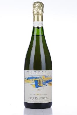 JACQUES SELOSSE MILLESIME GRAND CRU BLANC DE BLANCS 1990 - Jacques Selosse - Degorge 08/99 - 1 Bottle