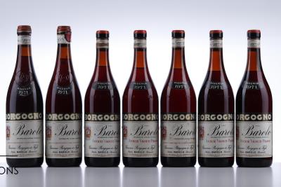 BAROLO RISERVA 1971 - Giacomo Borgogno - 7 Bottles