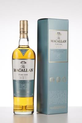 MACALLAN 15 Y FINE OAK NV - Macallan - Triple Cask Matured - 43% - 1 Bottle - Oc 1