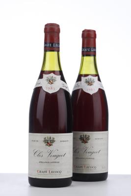 CLOS VOUGEOT 1985 - Grafe Lecocq - 2 Bottles