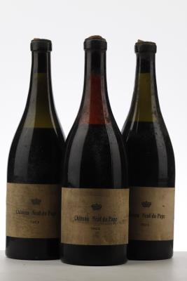 CHATEAUNEUF DU PAPE 1923 - MB - 3 Bottles