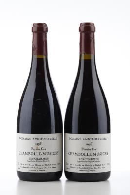 CHAMBOLLE MUSIGNY LES CHARMES 1996 - Amiot Servelle - 2 Bottles