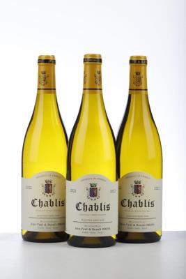 CHABLIS 2022 - Jean Paul et Benoit Droin - 3 Bottles