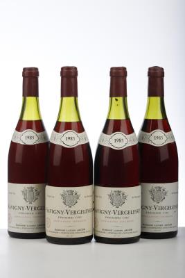SAVIGNY LES BEAUNE LES VERGELESSES 1985 - Lucien Jacob - 4 Bottles