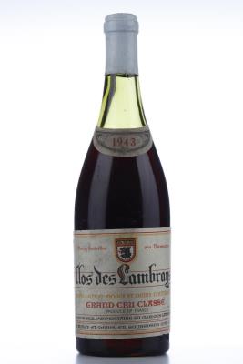 CLOS DES LAMBRAYS Domaine des Lambrays 1943 - 1 Bottle