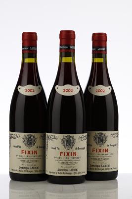 FIXIN LES HERVELETS VIEILLES VIGNES 2002 - Dominique Laurent - 3 Bottles