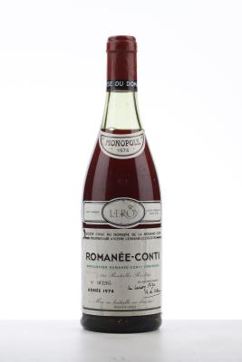 ROMANEE CONTI 1974 - Domaine de La Romanee Conti - 1 Bottle