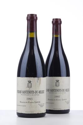 VOLNAY SANTENOTS DU MILIEU 1993 - Comtes Lafon - 2 Bottles