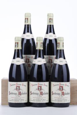 SANTENAY MALADIERE 2002 - Prieur Brunet - 5 Bottles