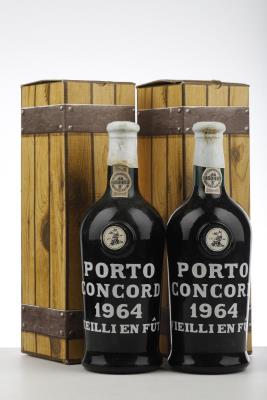 PORTO CONCORD CUVEE VEILLI EN FUT 1964 - The Douro Wine Shippers and Growers Association - 2 Bottles - Oc 1