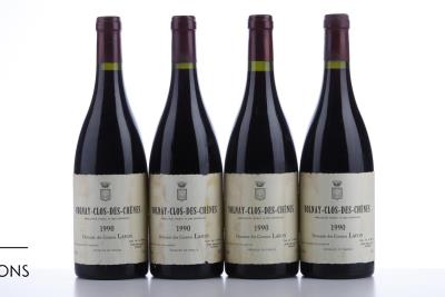 VOLNAY CLOS DES CHENES 1990 - Comtes Lafon - 4 Bottles