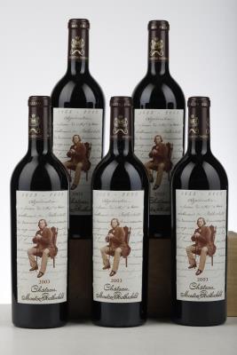 MOUTON ROTHSCHILD 2003 - Mc - 5 Bottles