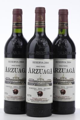 ARZUAGA RESERVA 2004 - Bodegas Arzuaga Navarro - 3 Bottles