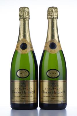 CHARLES HEIDSIECK VINTAGE BRUT Heidsieck Charles 2000 - 2 Bottles