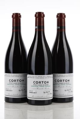 CORTON 2017 - Domaine de la Romanee Conti - 3 Bottles