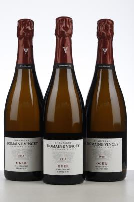 VINCEY OGER 2018 - Vincey - Dégorgement 10/2022 - 3 Bottles