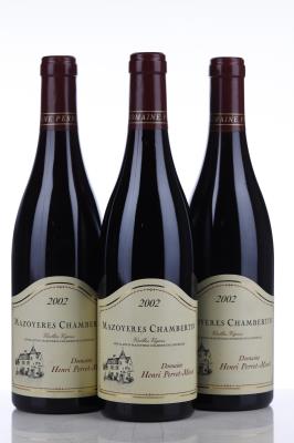 MAZOYERES CHAMBERTIN VIEILLES VIGNES 2002 - Henri Perrot Minot - 3 Bottles