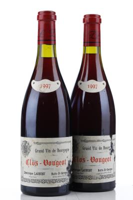 CLOS VOUGEOT 1997 - Dominique Laurent - 2 Bottles