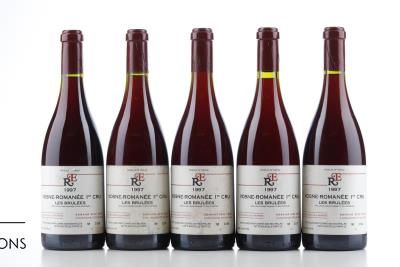 VOSNE ROMANEE LES BRULEES 1997 - Rene Engel - 5 Bottles