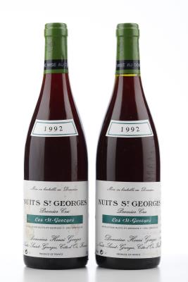 NUITS ST GEORGES LES ST GEORGES 1992 - Henri Gouges - 2 Bottles