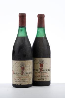 VOSNE ROMANEE LES MALCONSORTS 1966 - Veuve Aubert Aine - 2 Bottles