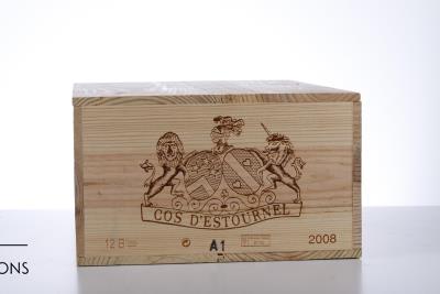 COS D'ESTOURNEL 2008 - 12 Bottles - Owc 12