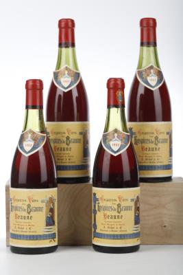 HOSPICES DE BEAUNE BEAUNE CUVEE GUIGONE DE SALINS 1953 - A Bichot - 4 Bottles