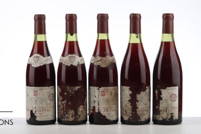 BEAUNE GREVES 1982 - Domaine Genot Boulanger - 5 Bottles
