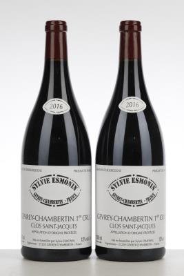 GEVREY CHAMBERTIN CLOS ST JACQUES 2016 - Sylvie Esmonin - 2 Magnums
