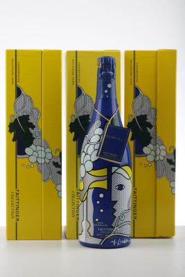 TAITTINGER COLLECTION LICHTENSTEIN 1985 - Taittinger - 3 Bottles - Oc 1