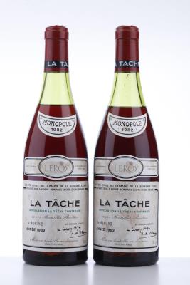 LA TACHE 1982 - Domaine de la Romanee Conti - 2 Bottles