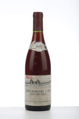 VOSNE ROMANEE CLOS DES REAS 1992 - Jean Gros - 1 Bottle